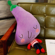 Load image into Gallery viewer, Multiple Styles Selected New Fruits Vegetables Banana Lemon Eggplant Broccoli Pineapple Plush Toy Soft Stuffed Doll Pillow Baby