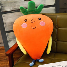 Load image into Gallery viewer, Multiple Styles Selected New Fruits Vegetables Banana Lemon Eggplant Broccoli Pineapple Plush Toy Soft Stuffed Doll Pillow Baby