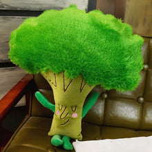 Load image into Gallery viewer, Multiple Styles Selected New Fruits Vegetables Banana Lemon Eggplant Broccoli Pineapple Plush Toy Soft Stuffed Doll Pillow Baby