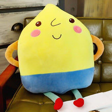 Load image into Gallery viewer, Multiple Styles Selected New Fruits Vegetables Banana Lemon Eggplant Broccoli Pineapple Plush Toy Soft Stuffed Doll Pillow Baby