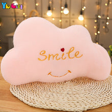 Load image into Gallery viewer, Soft Plush Pillow Cushion Pink Grey Clouds Star Crown Stuffed Toy Plush Handwarmer Baby Kids Toy Pillow Sofa Bed Decoration