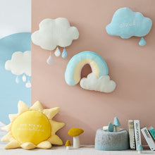 Load image into Gallery viewer, Rainbow Cloud Sun Sunshine Plush Pillow Soft Cushion Rainbow Cloud Stuffed Soft Plush Toys Room Decoration Girlfriend Gift
