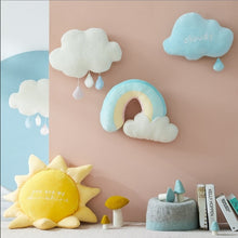 Load image into Gallery viewer, Rainbow Cloud Sun Sunshine Plush Pillow Soft Cushion Rainbow Cloud Stuffed Soft Plush Toys Room Decoration Girlfriend Gift
