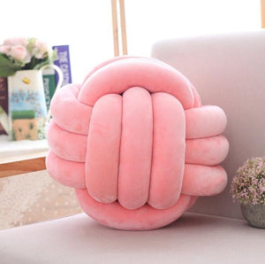 40CM Plush Hand Knotted Pillow Cushion Sofa Cushion Knotted Ball Children Room Decoration Doll Boy Girl Birthday Home Gift