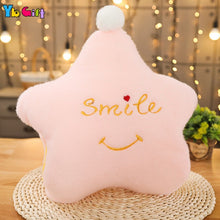 Load image into Gallery viewer, Soft Plush Pillow Cushion Pink Grey Clouds Star Crown Stuffed Toy Plush Handwarmer Baby Kids Toy Pillow Sofa Bed Decoration
