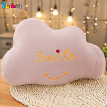 Load image into Gallery viewer, Soft Plush Pillow Cushion Pink Grey Clouds Star Crown Stuffed Toy Plush Handwarmer Baby Kids Toy Pillow Sofa Bed Decoration
