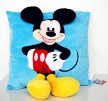Azoo 35cm Creative 3D Mickey & Minnie Mouse Plush Pillow Kawaii Mickey and Minnie Plush Toys Kids Toys Christmas Gifts